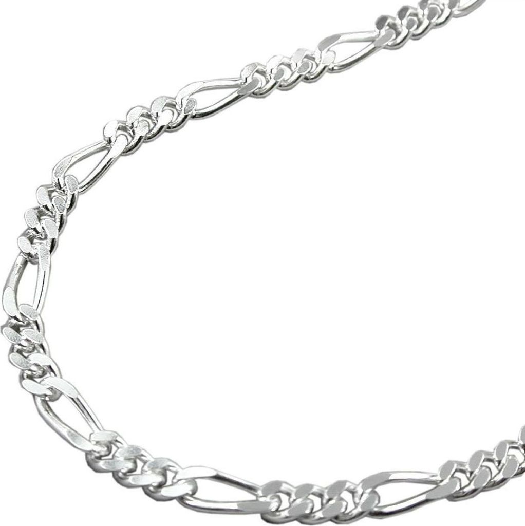 Armband 3mm Figarokette Silber 925 21cm