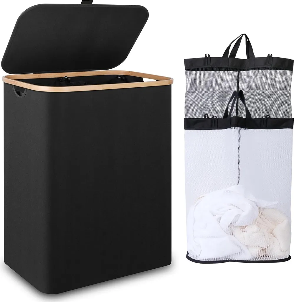 Panier à linge pour famille 150L pour trier et ranger efficacement