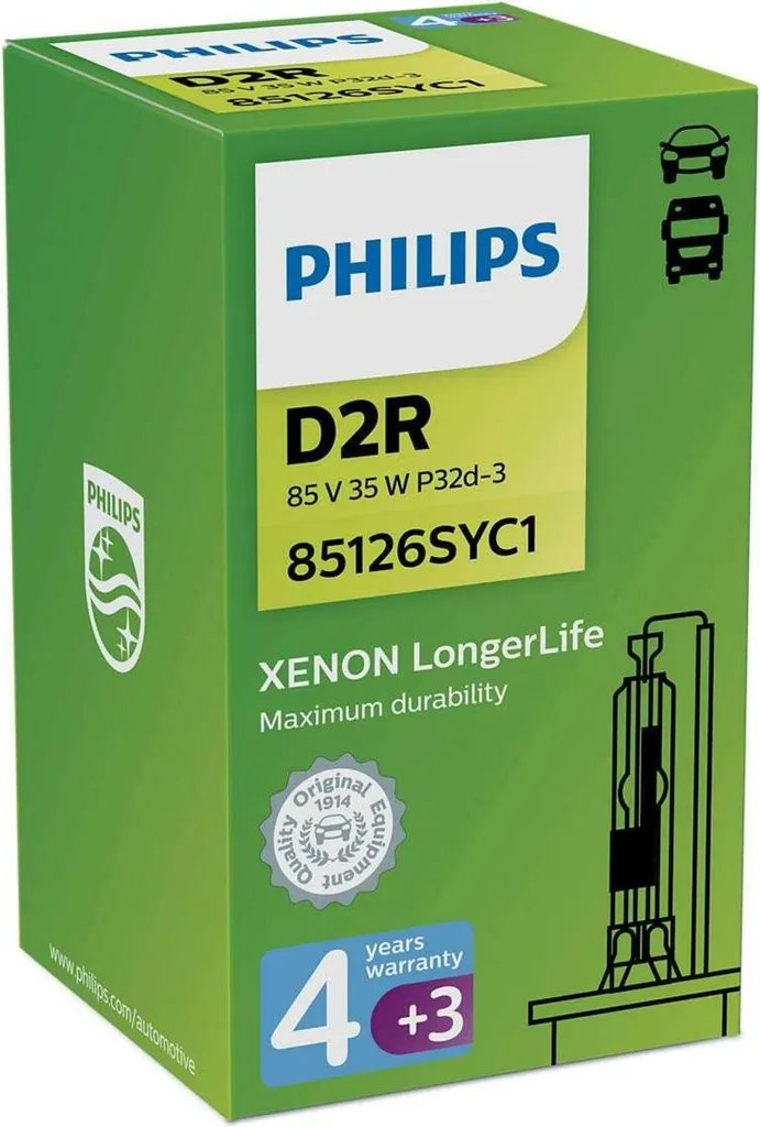 Ampoule xénon D2R 35W Philips pour rénover l'éclairage de nuit 4300K