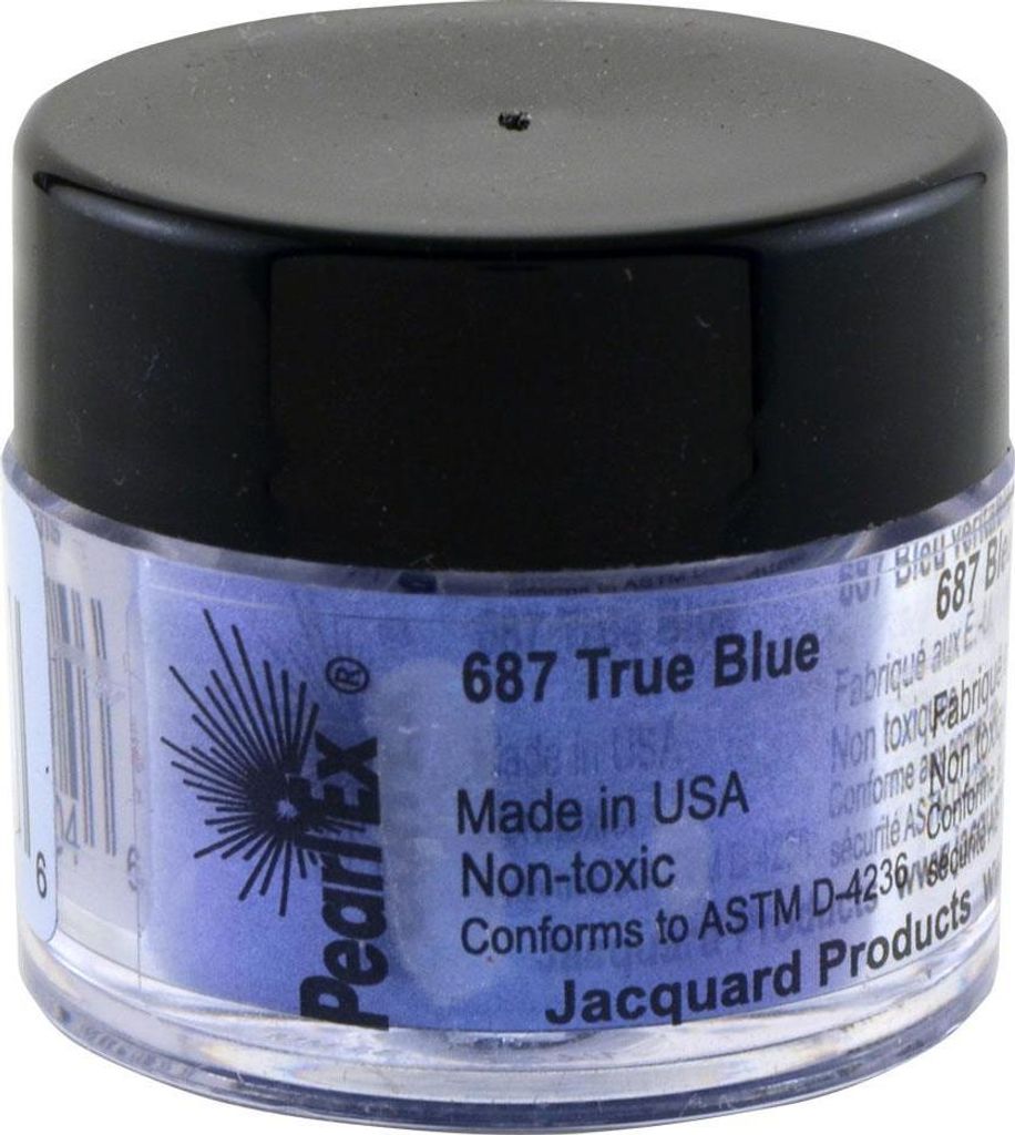 Jacquard Pearl Ex Pigment blau 3 Gramm kreatives Pulver