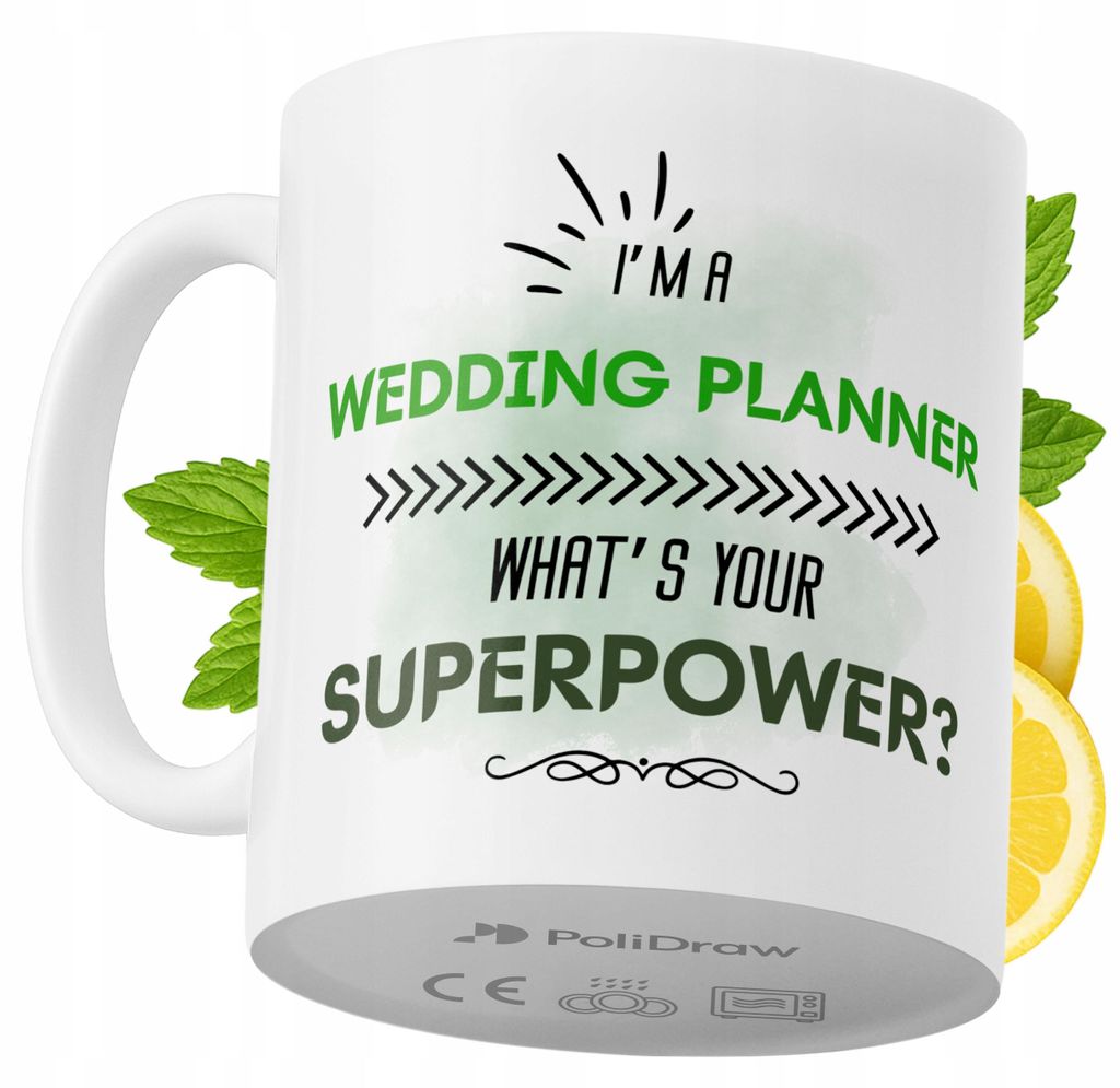 Lustige Tasse für Hochzeitsplaner - Kaffee- oder Teetasse mit witzigem Textdesign - ideal für Geburtstage, Namenstage, Feiertage und besondere An...