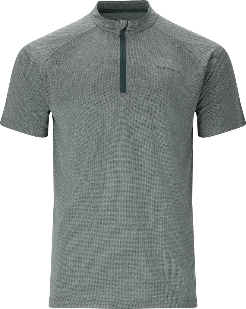 ENDURANCE Crow M Melange Cycling/MTB S/S Shirt Dusty Forest XXL