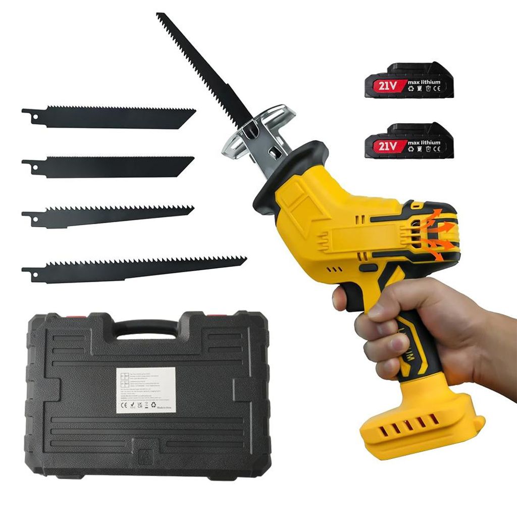 Scie sabre sans fil puissante, 3 500 tr/min, scie sabre Image du produit 