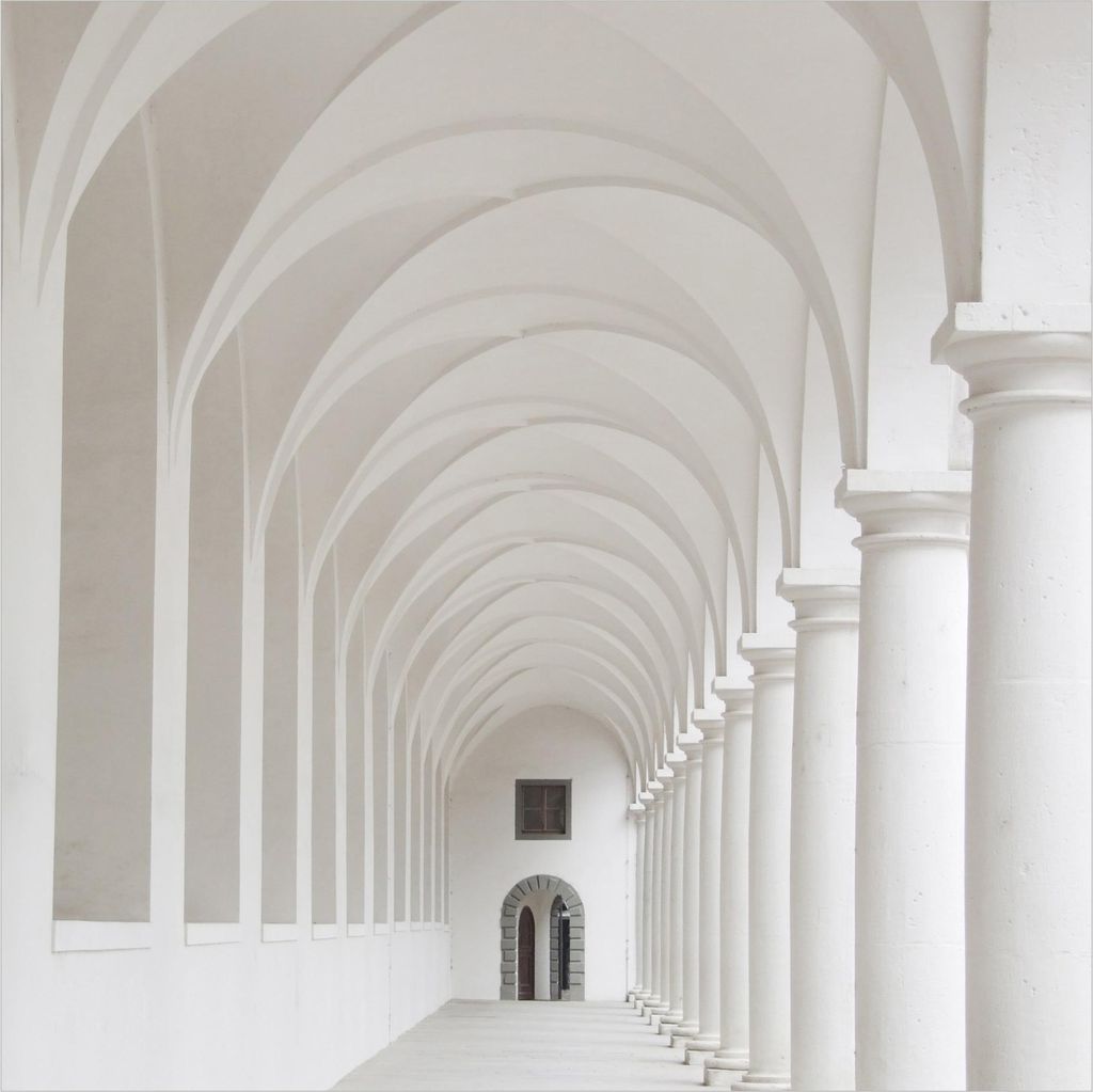 Fototapete Stadt - Vliestapete - Bildtapete UV-beständig Design weiss 3D-Effekt Motiv Wandtapete geruchsfrei