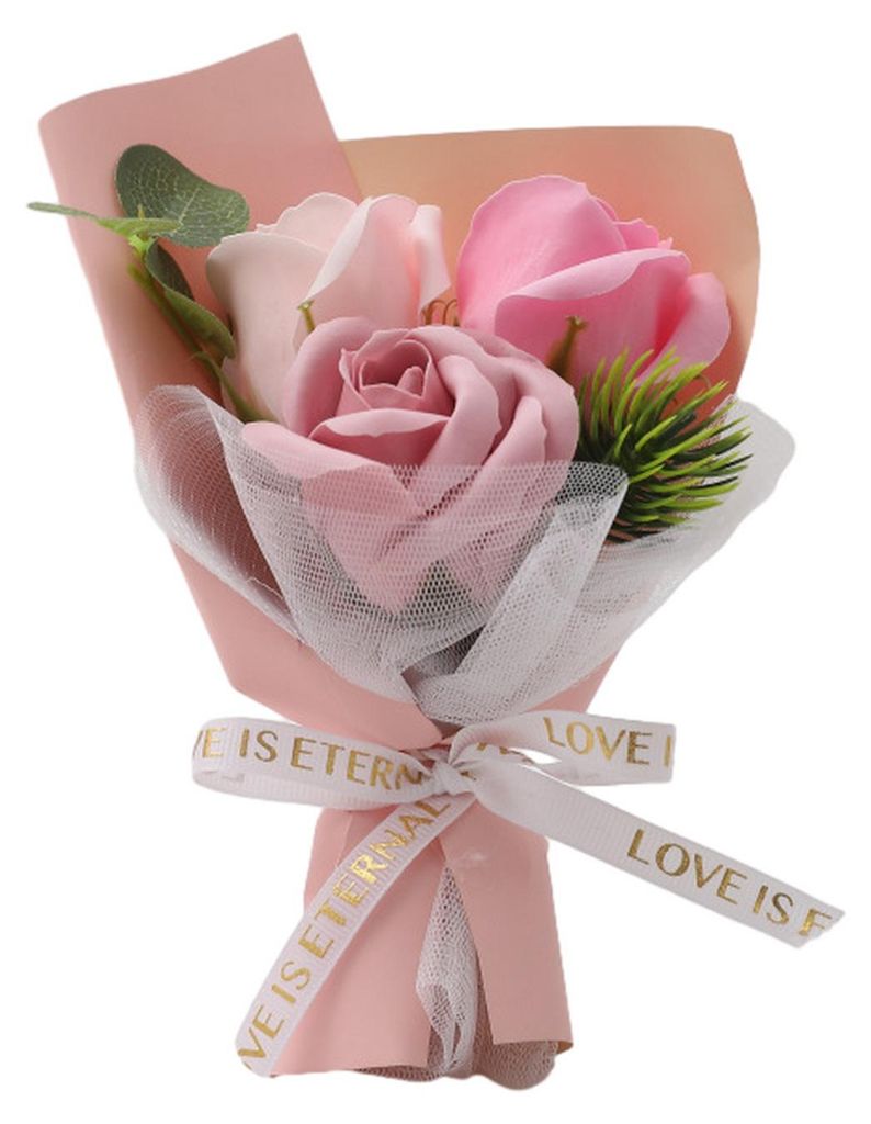 Künstliche Seifenblume in Rosen- und Sonnenblumenform, umweltfreundlich, handgefertigt, aus natürlichen Inhaltsstoffen, mit ätherischen Ölen un...