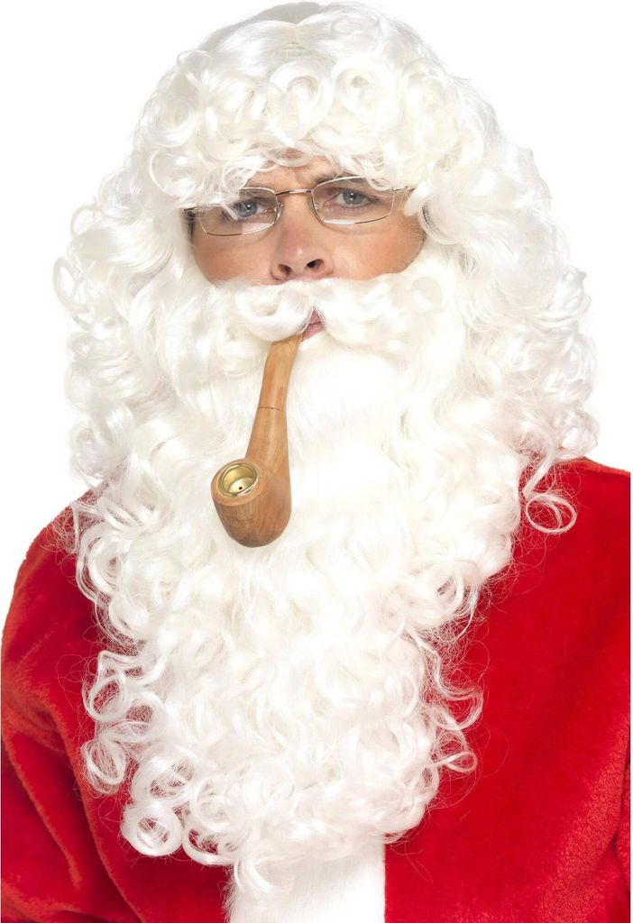 Smiffys - Kostüm-Zubehör weihnachtliches Design SM2773 (Einheitsgröße) (Weiß)