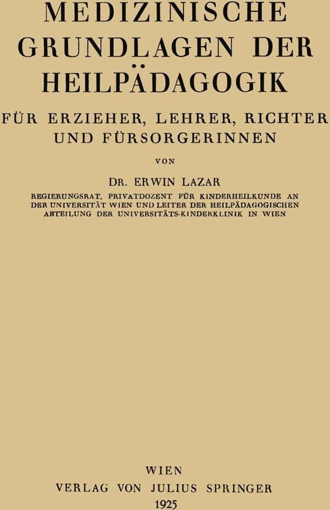 Medizinische Grundlagen der Heilpädagogik