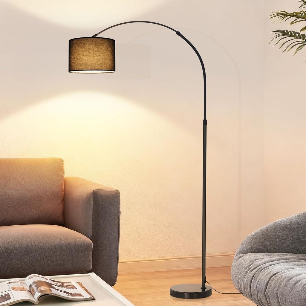 Stojací lampa ZMH 181 cm, oblouková lampa 40 W, stojací Obrázek produktu 