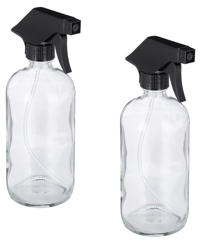 4 x sklenená rozprašovacia fľaša, objem 500 ml, s možnosťou Obrázok produktu 