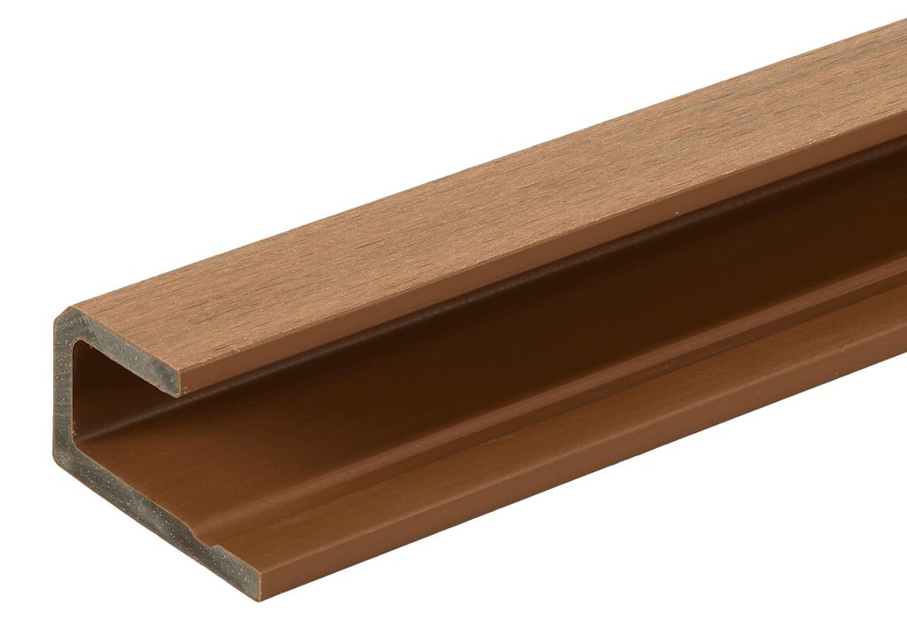 Listwa startowa deski elewacyjnej WPC TEAK 290 x 6,8 x 3,8 Zdjęcie produktu 