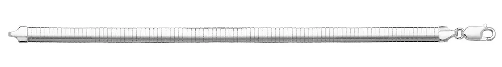 Bracelet Omega Femme Argent 925 Idéal pour un Cadeau Raffiné en 6mm
