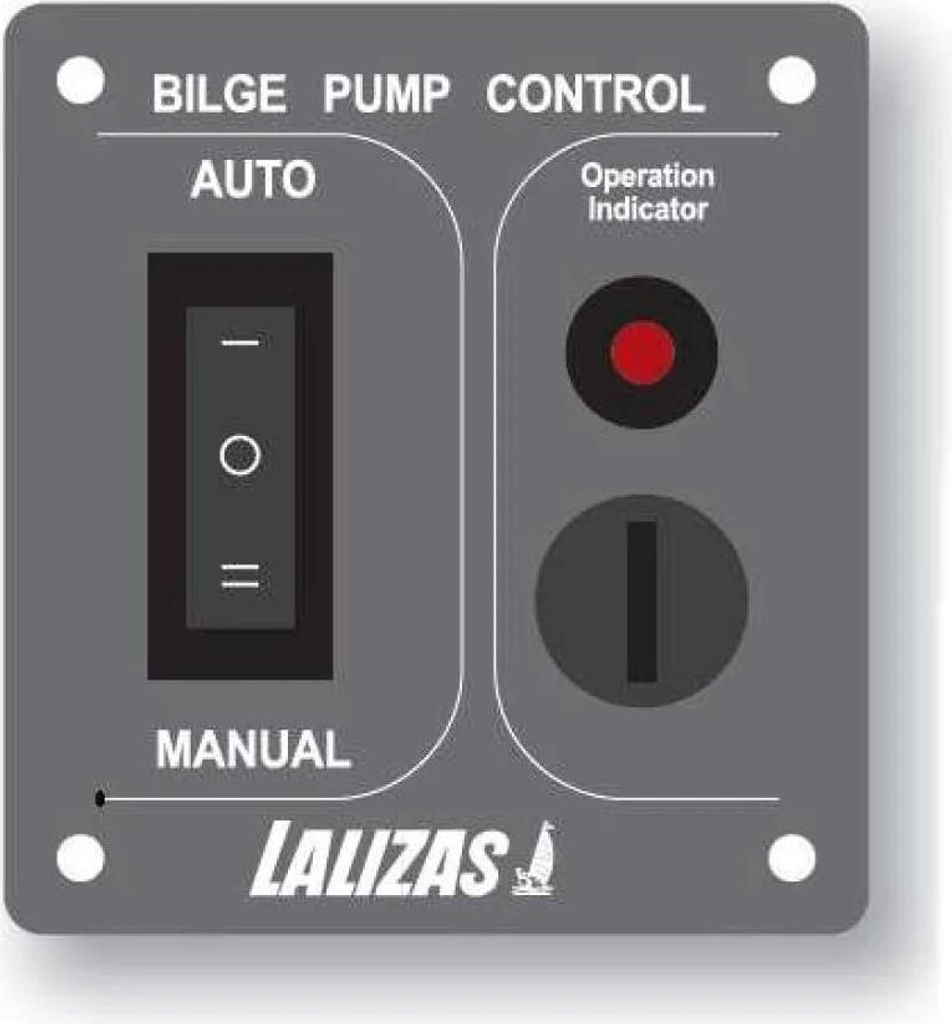 Lalizas Pumpe Ein Aus Mon Schalter Grau 12-24V Grau 12-24V