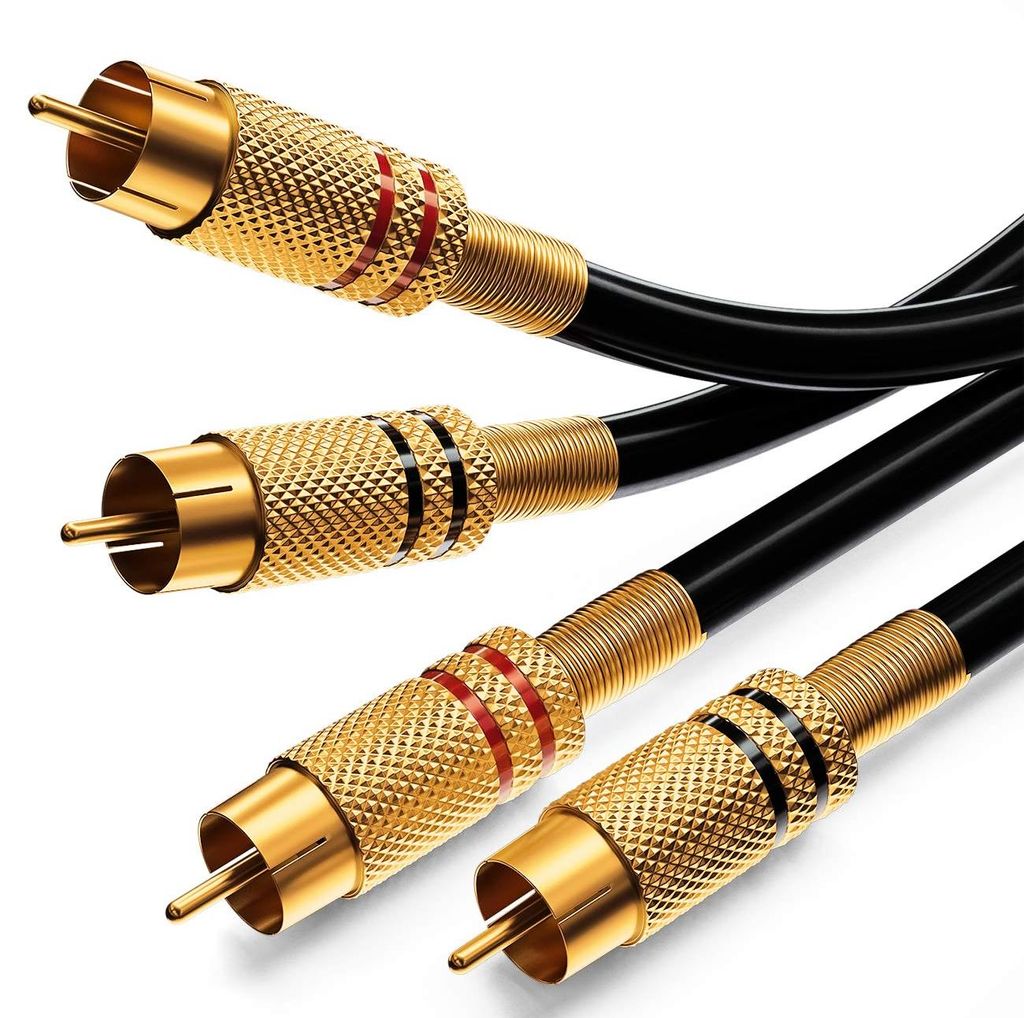 deleyCON 1,5m Cinch RCA HiFi Kabel, 2x Stecker auf 2x Produktbild 