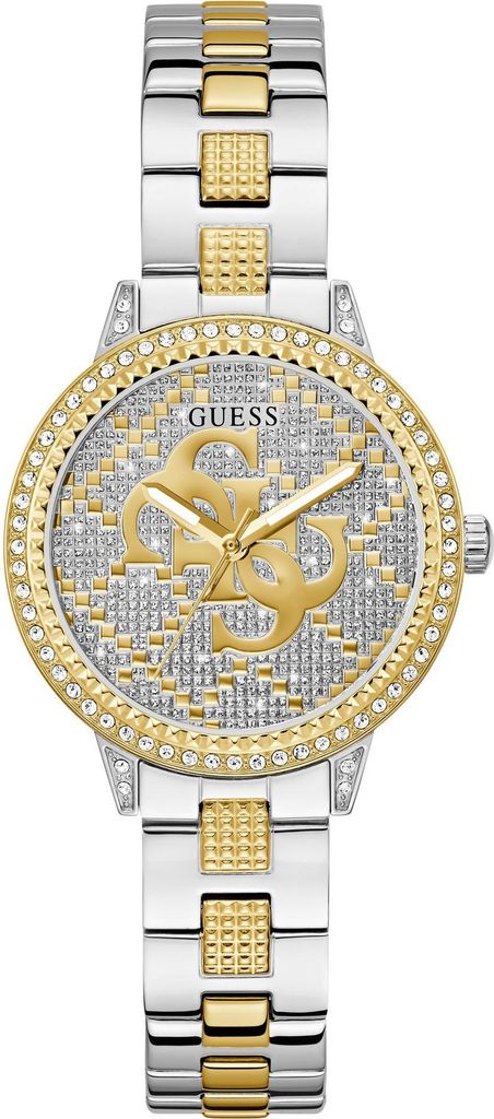 GUESS Analog Watch Damen Ladies 2-Tone Analog Watch Bicolor GW0944L3