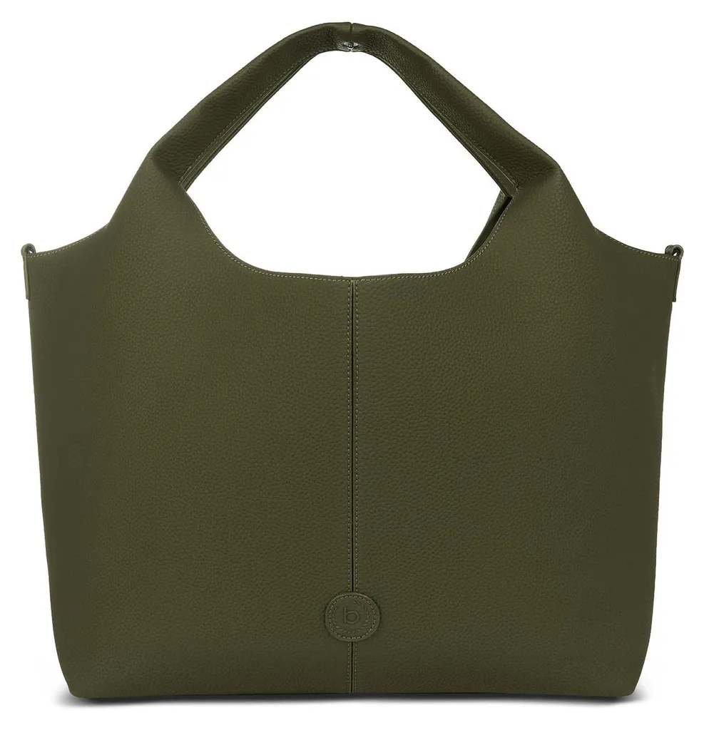 Grand sac à épaule type shopper bugatti Zoe Olive pour femme active