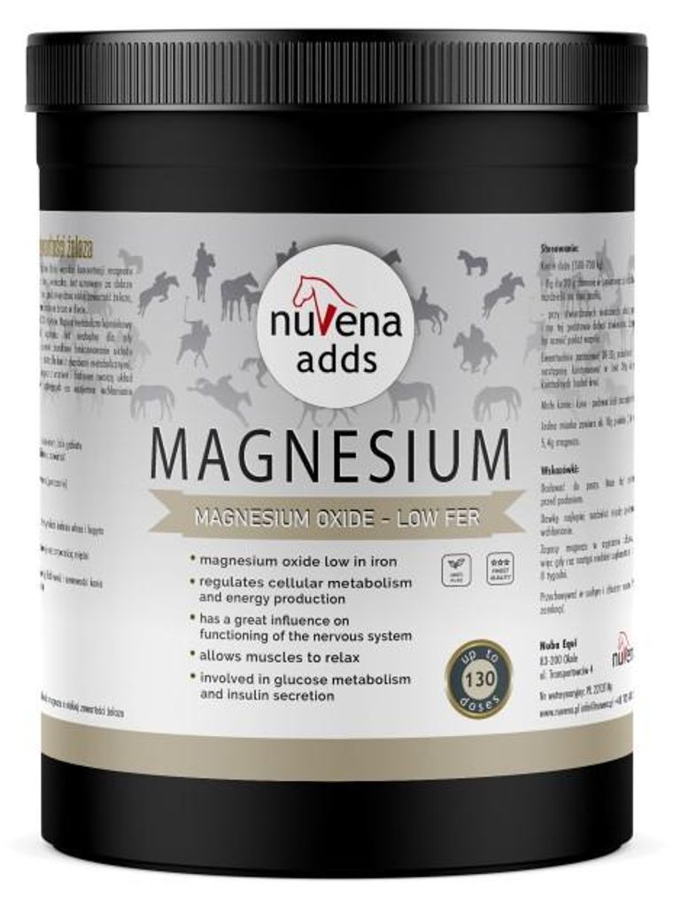 NUVENA Magnesium – přípravek pro koně podporující svaly, Obrázek produktu 