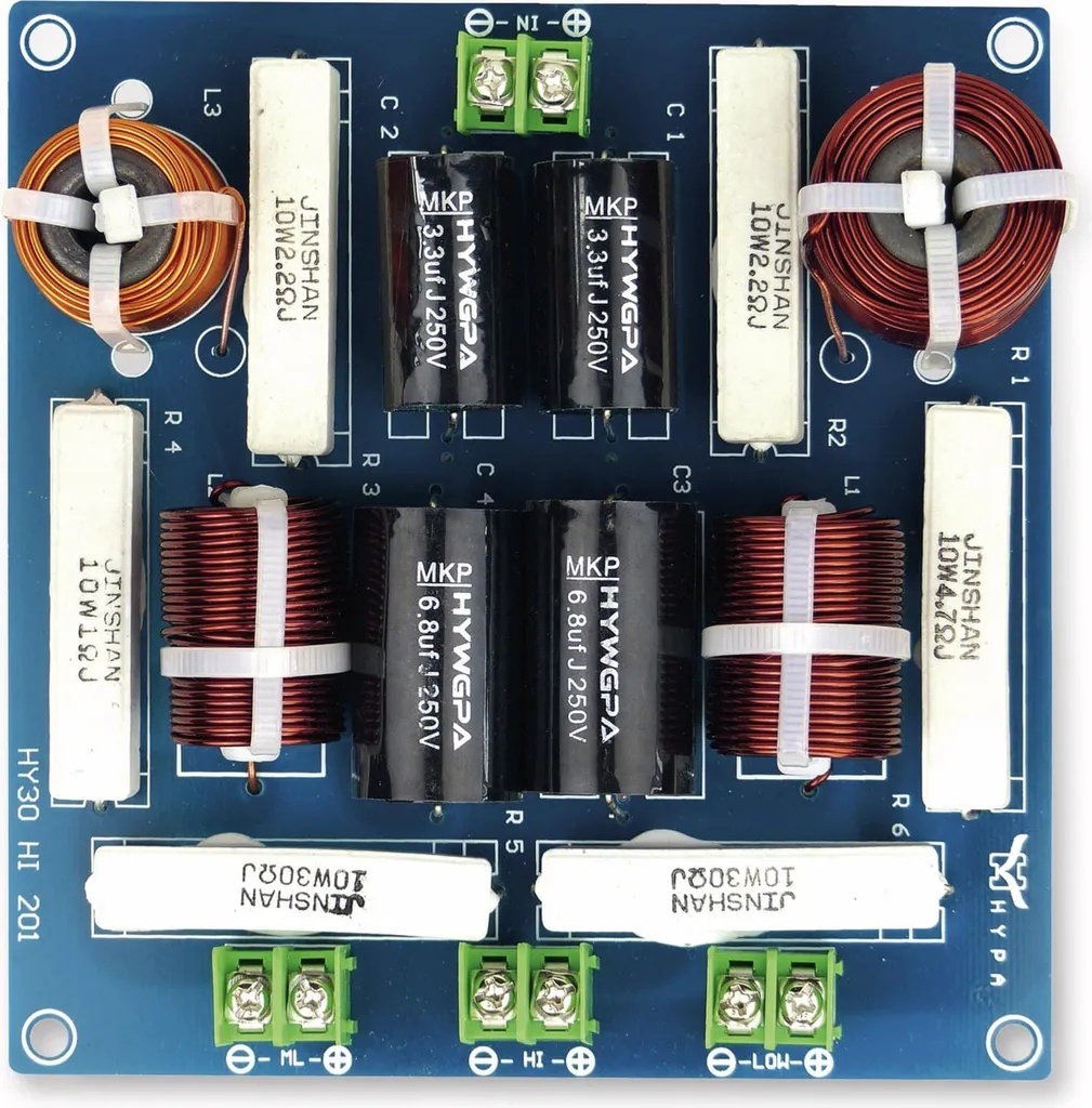 Dynavox 3W300 Filtro Crossover 3 Vie 8 Ohm 300W per Altoparlanti