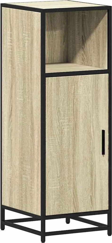 Mobiletto da bagno rovere Sonoma 35x37,5x100 cm materiale a base di legno