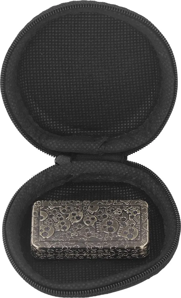 Slider Magnetico Teschio Oro - L'Amuleto Antistress per Adulti