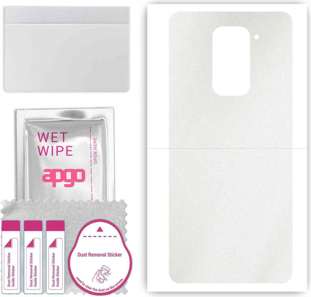 apgo Rückseite Schutzfolie, Skin, kompatibel mit Xiaomi Redmi 10X Pro 5G, Hinten Displayschutzfolie aus Vinylfolie, kratzfest, einfache Montage - ...