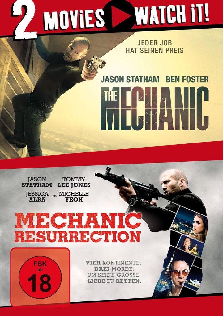 2 Movies - The Mechanic/Mechanic Resurrection Produktbild 