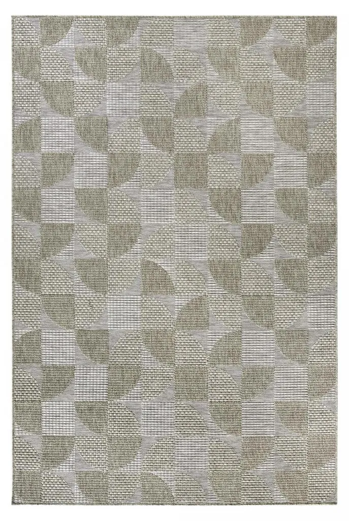 Tapis extérieur durable MARGARETHA - Tapis anti-tache et facile d'entretien