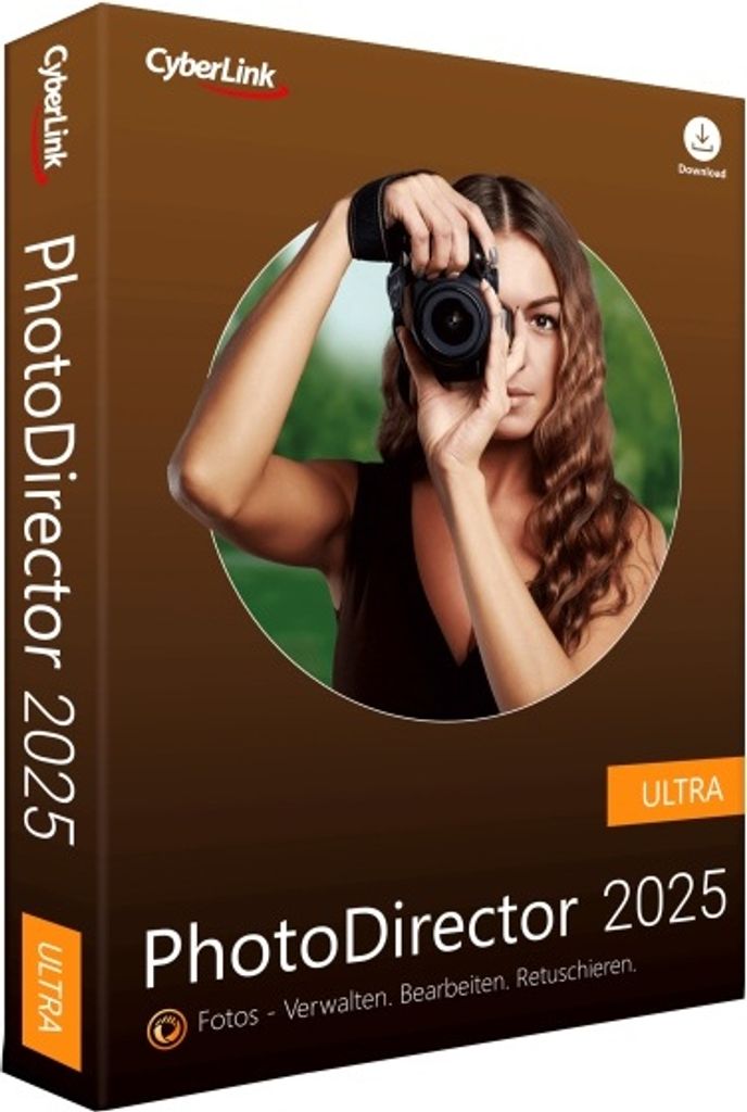 Cyberlink PhotoDirector 2025 Ultra / 1 PC / Dauerlizenz / BOX