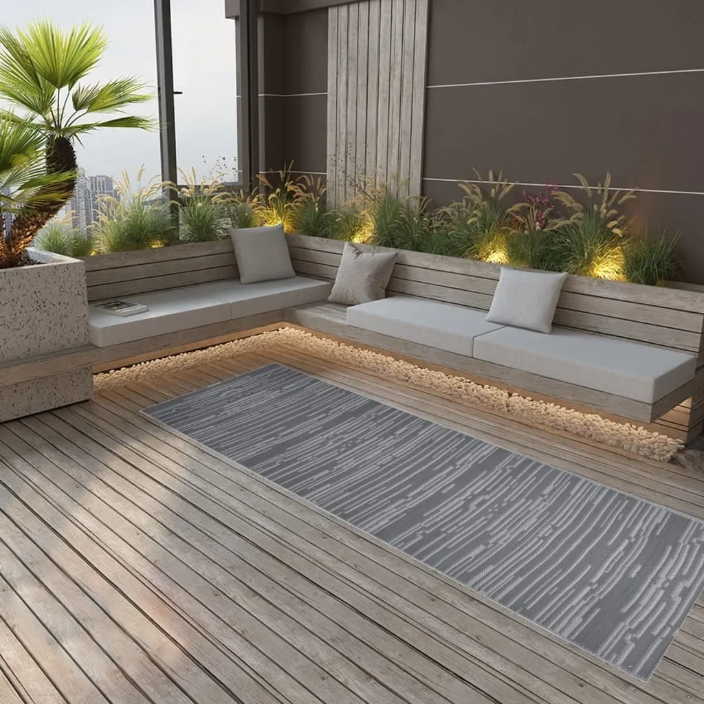 Tapis de balcon 80x250 cm anthracite pour habiller vos sols extérieurs