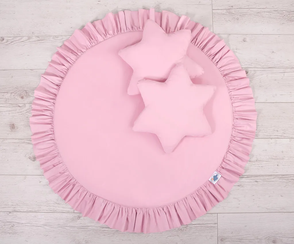 Copertina Gattonamento con Volant Rosa | Protezione e Morbidezza Bimba - 11