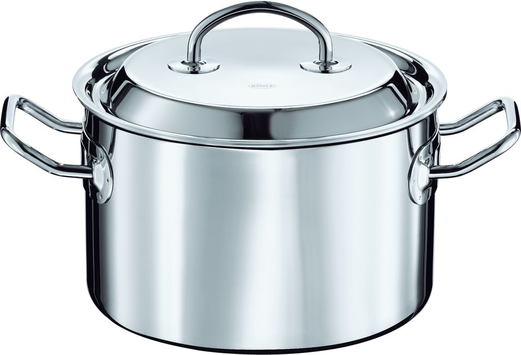 Rösle 91624 Kochtopf Multiply mit Deckel 24 cm silber Produktbild 