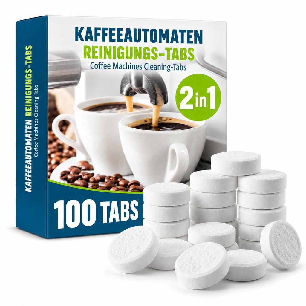 Reinigungstabletten für Kaffeevollautomaten, 100 Stk, Produktbild 