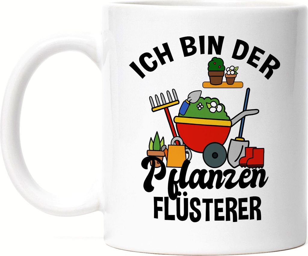 Ich Bin Der Pflanzenflüsterer Tasse Hobby-Gärtner Pflanzen Produktbild 