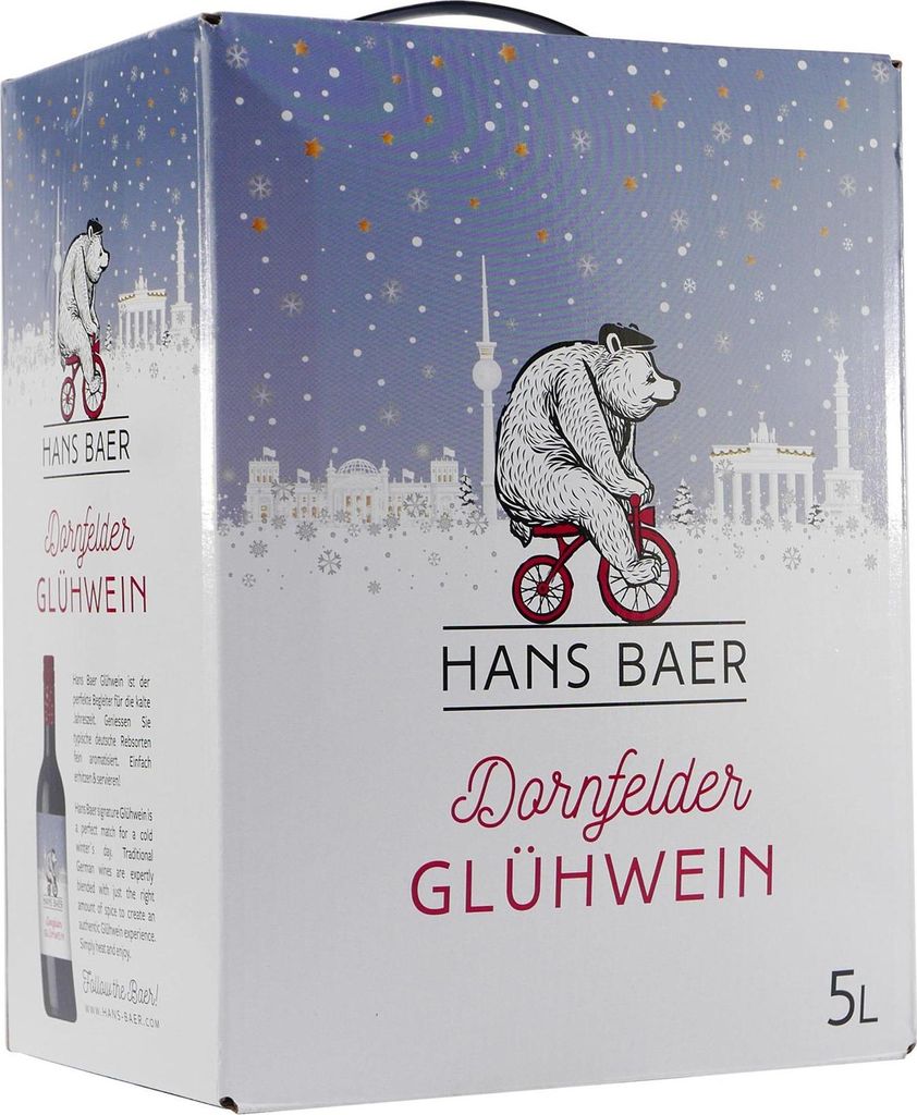 Hans Baer Dornfelder Glühwein 5L BIB