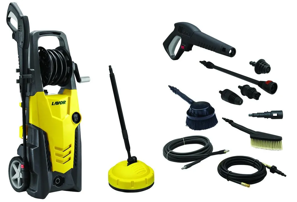 Nettoyeur Lavor Planet 170 Extra 2500W avec enrouleur et débit 510 l/h