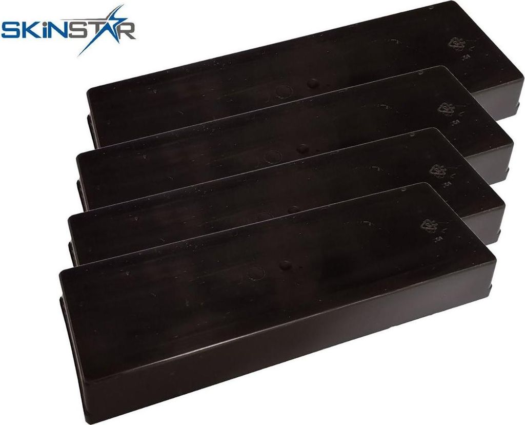SkinStar Universal Wachs black Bügelwachs Ski Wax 4x 250g - Werkstatt