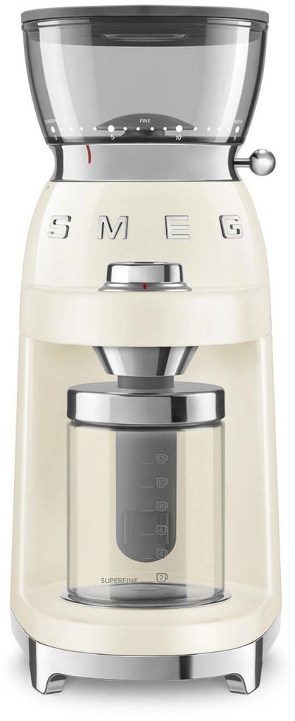 SMEG CGF03CREU Kaffeemühle creme