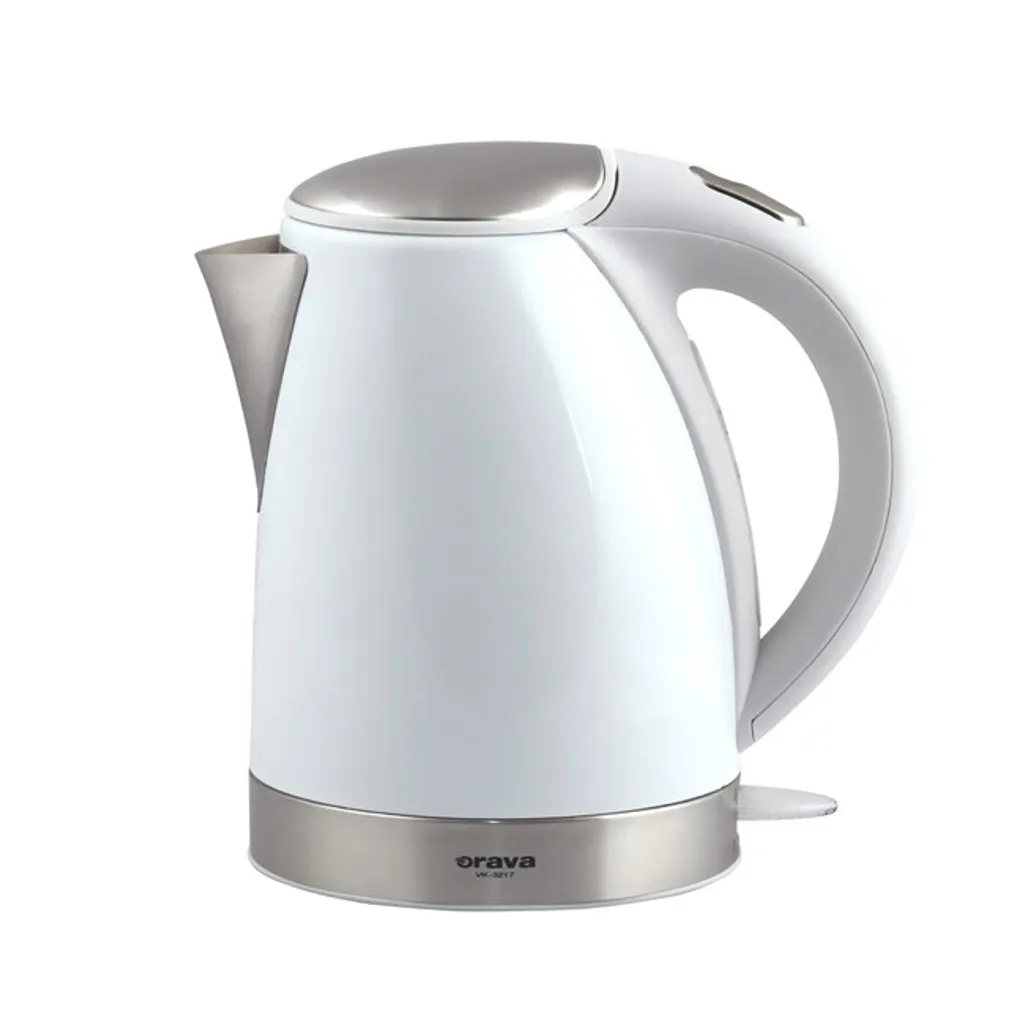 Bouilloire inox ORAVA 1,7 L blanc : finissez-en avec le tartre et l'attente