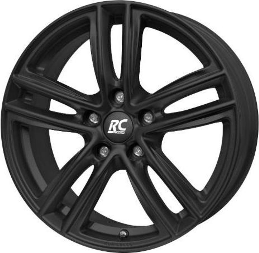 18 Zoll Alufelge RC Design RC27 18"x7" 5x112 PCD ET22 66,7mm Felge Matt Schwarz