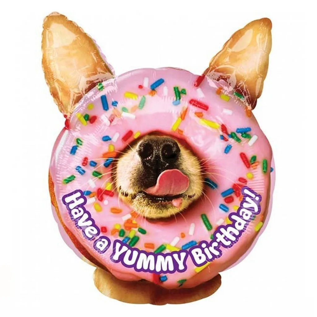 Ballon Décoration Anniversaire Enfant 35x45 cm Basic Folie Yummy Birthday