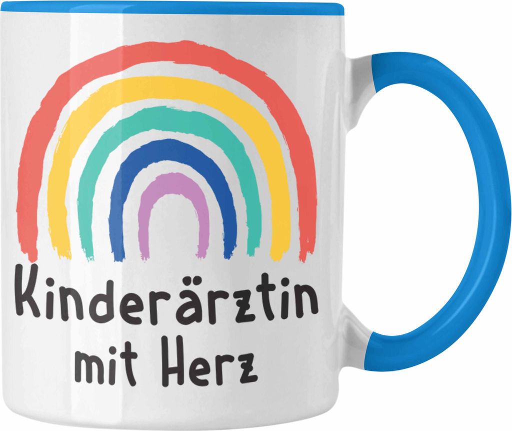 Trendation - Kinderärztin mit Herz Tasse Geschenk Geschenke Produktbild 