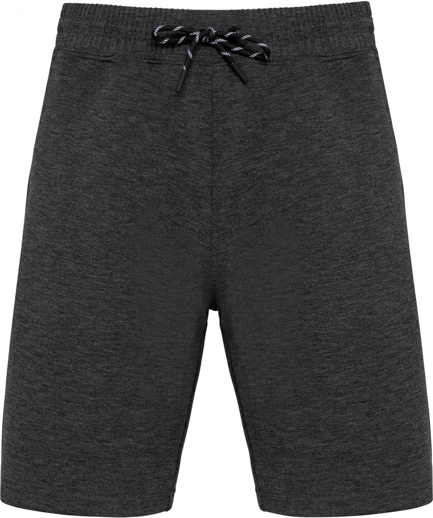 Proact Herren Shorts kurze Hose Sporthose Bermuda Fitness Jogging, Größe:XS, Farbe:Deep Grey Heather