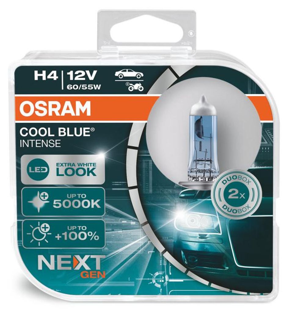 2 Stück OSRAM COOL BLUE INTENSE NEXT GENERATION Birnen Produktbild 