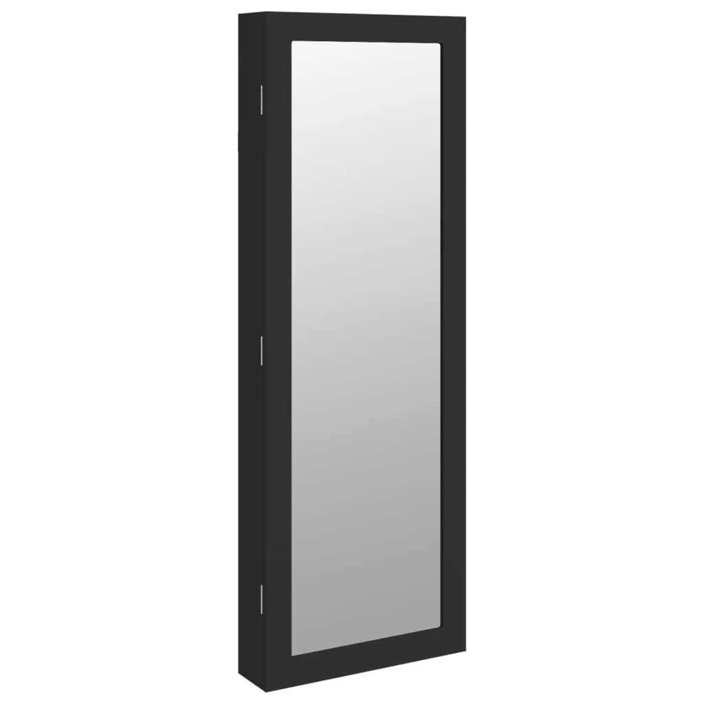 vidaXL Armadio Gioielli Nero con Specchio | Il Regalo Perfetto