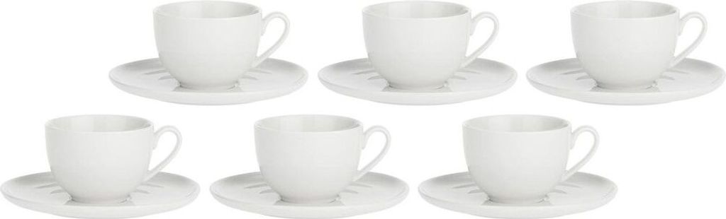 La Porcellana Bianca Set mit 6 Teetassen mit Untertasse 200 ml P000000016Z
