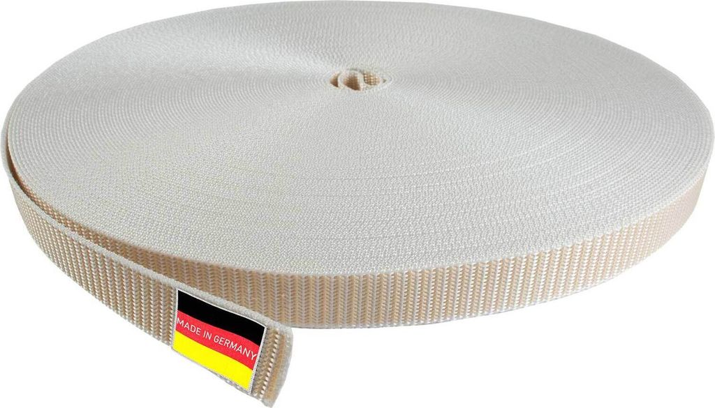 INOVATEC 50 m Rollladen Gurtband Maxi 20 mm beige