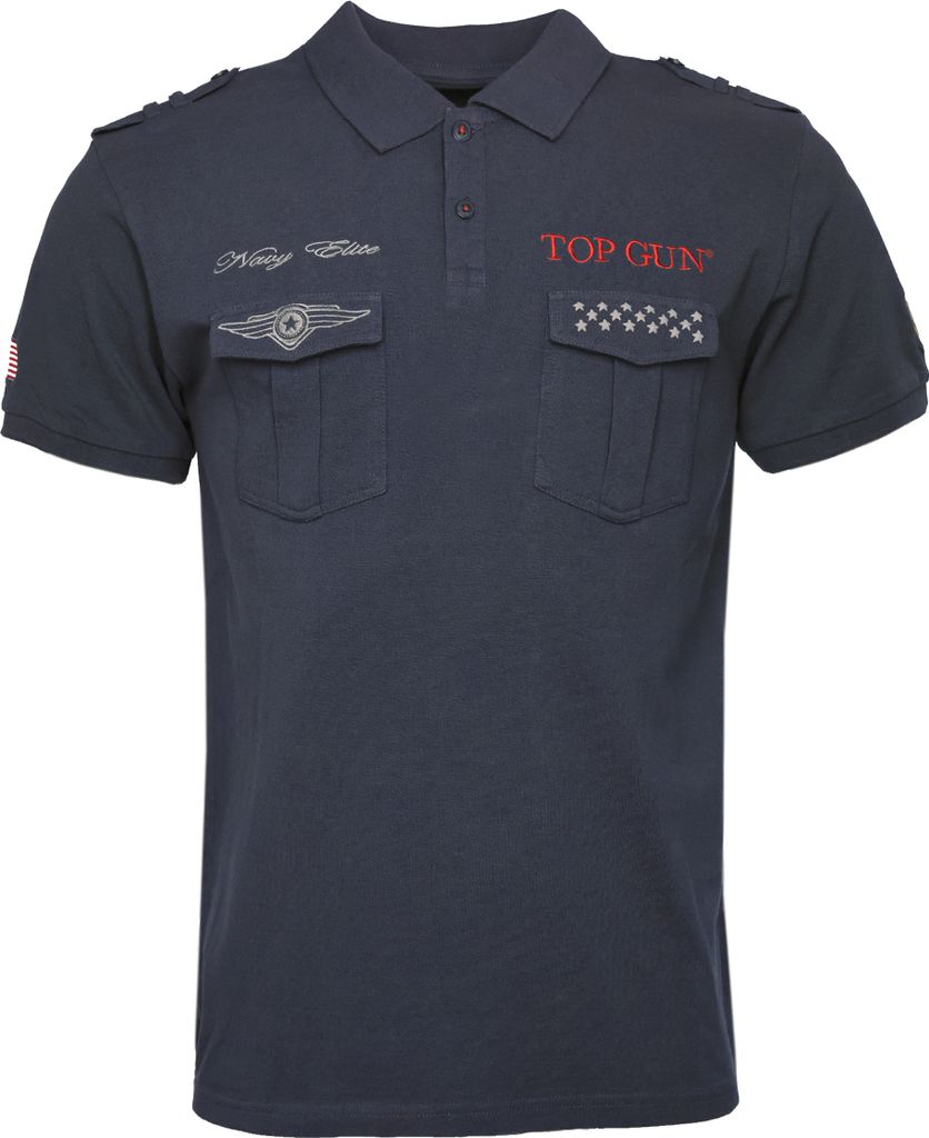 Top Gun Polo Shirt TG20213003 Herren navy M