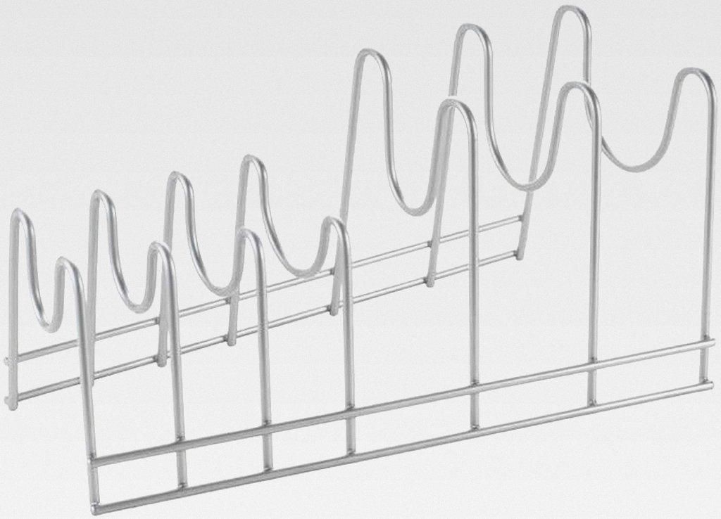 praktischer Topfdeckelhalter aus Edelstahl