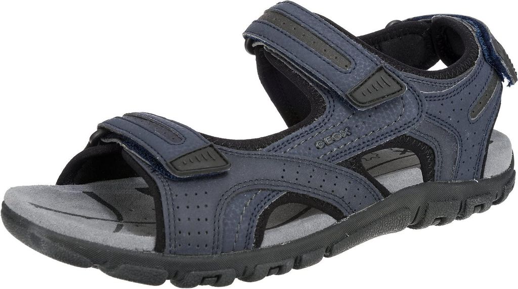 Geox Herren Sandal Strada D, Riemchensandalen, Blau Navy Dk Produktbild 