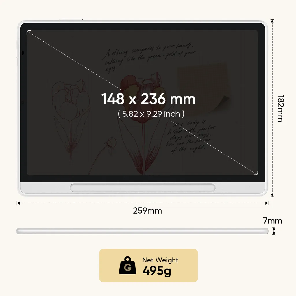 Tablette XPPen Magic Note Pad 10,95 pouces Stylet X3 Pro 16384 Niveaux - 8