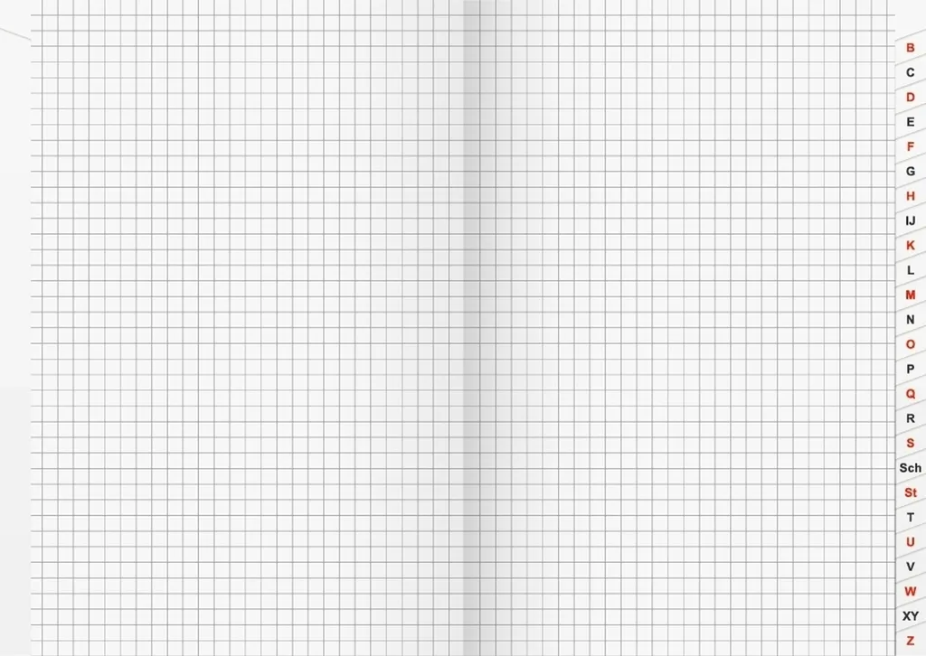 Carnet A5 rigide quadrillé König & Ebhardt 8618752 pour notes durables - 2